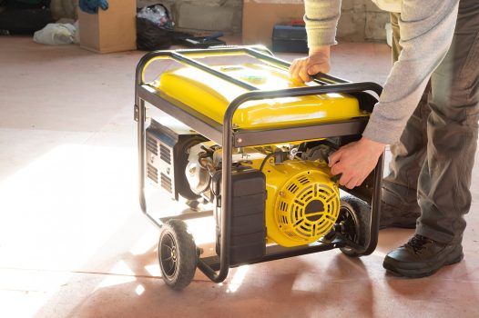 Portable gasoline generator.The use of an autonomous energy sour
